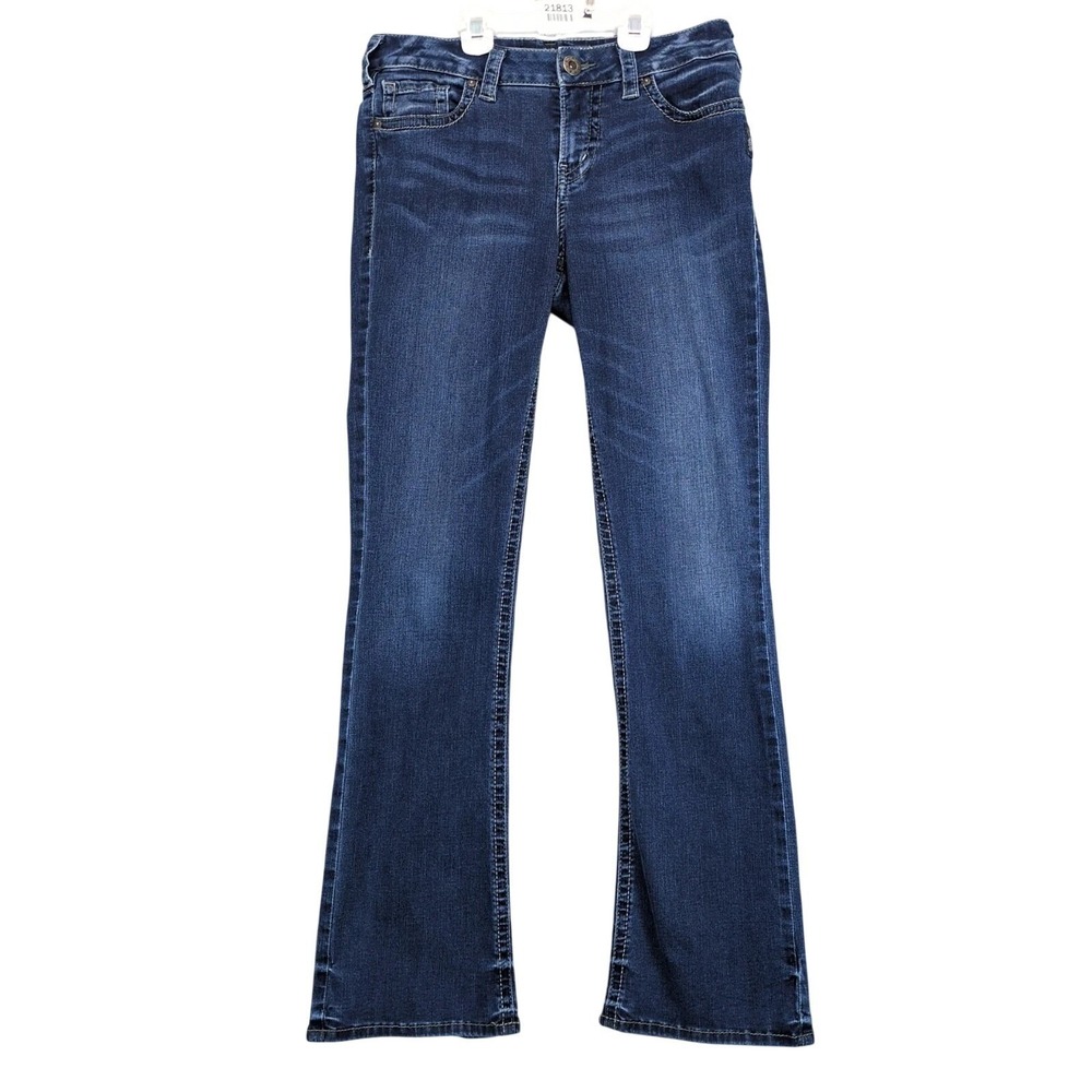 Vintage Y2K Silver Jeans Aiko Slim Boot Womens 29 30x30" Blue Denim Indie Sleaze